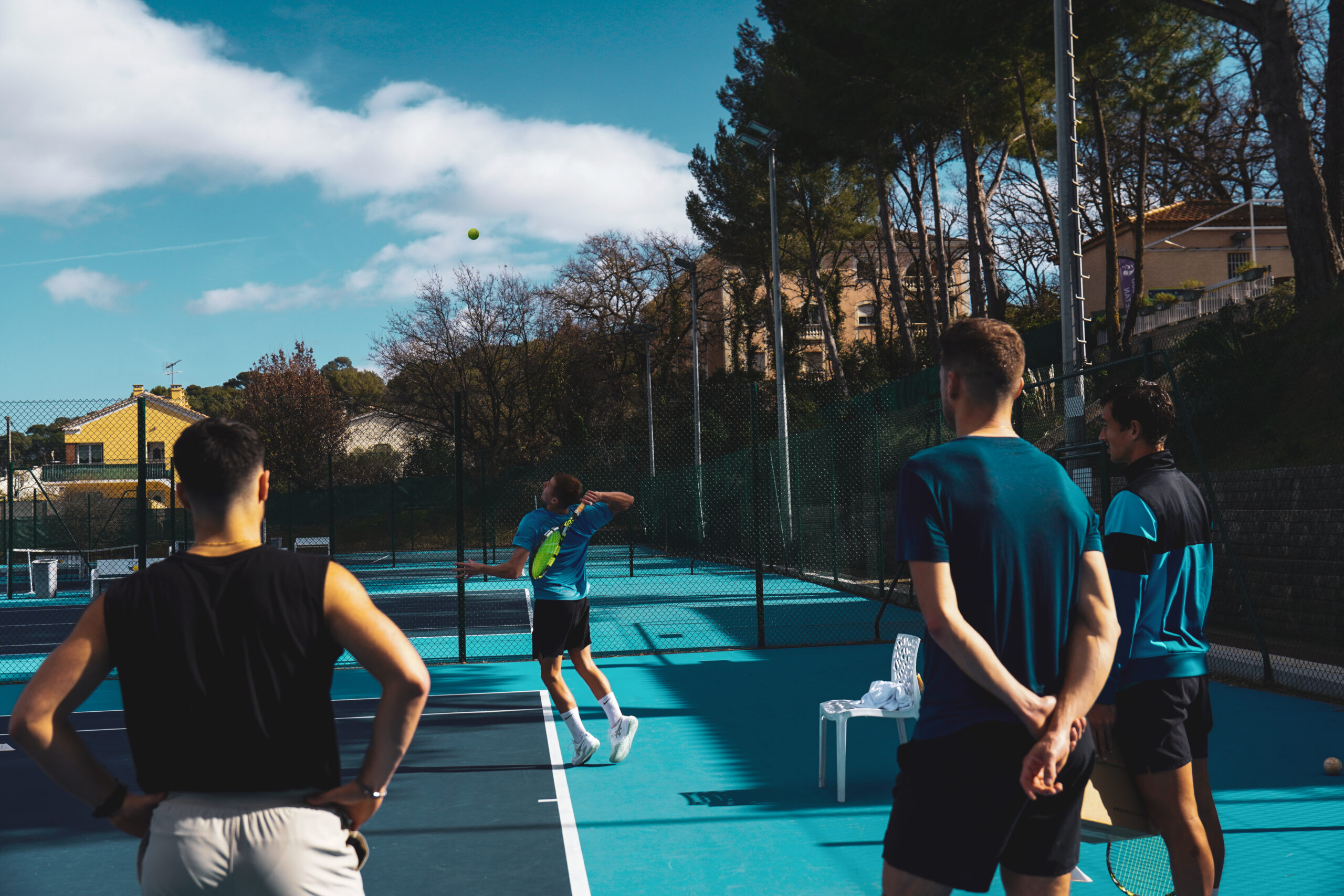Ethan Chab séance préparation physique tennis présentiel Var